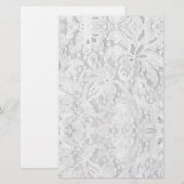Falln White Lace Briefpapier (Voorkant / Achterkant)