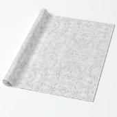 Falln White Lace Cadeaupapier (Uitgerold)
