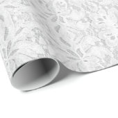 Falln White Lace Cadeaupapier (Rol Hoek)