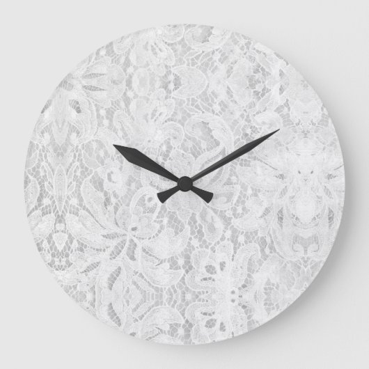 Falln White Lace Grote Klok (Voorkant)