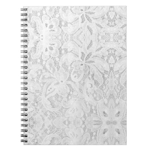 Falln White Lace Notitieboek (Voorkant)