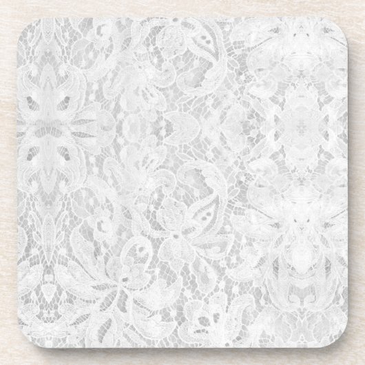 Falln White Lace Onderzetter (Voorkant)