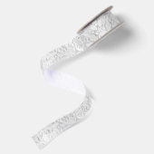 Falln White Lace Satijnen Lint (Achterkant)