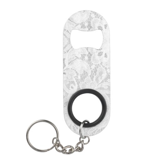 Falln White Lace Sleutelhanger Flessenopener (Voorkant)
