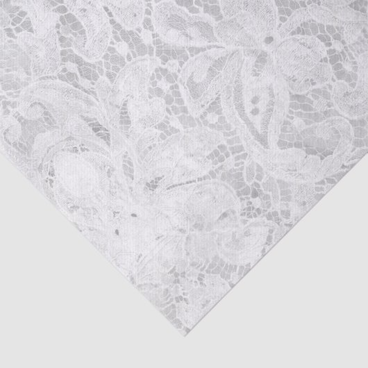 Falln White Lace Tissuepapier (Detail)