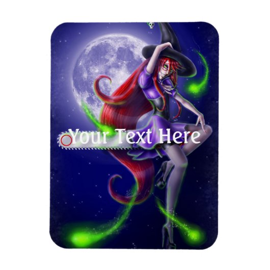 Falln Witchy PinUp Magneet (Verticaal)