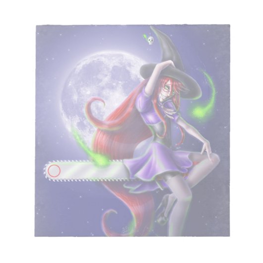 Falln Witchy PinUp Notitieblok (Voorkant)