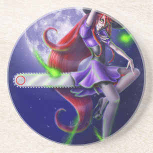 Falln Witchy PinUp Zandsteen Onderzetter
