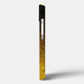 Falln Yellow & Black glitter gradiënt Case-Mate iPhone Case (Achterkant / Links)