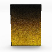 Falln Yellow & Black glitter gradiënt Fotoblokken (Voorkant)