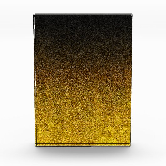 Falln Yellow & Black glitter gradiënt Fotoblokken (Voorkant)