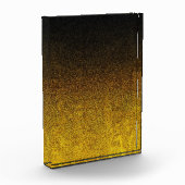 Falln Yellow & Black glitter gradiënt Fotoblokken (Links)