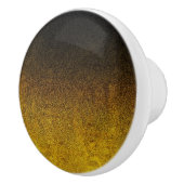 Falln Yellow & Black glitter gradiënt Keramische Knop (Rechts)