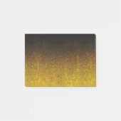 Falln Yellow & Black glitter gradiënt Post-it® Notes (Voorkant)