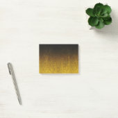 Falln Yellow & Black glitter gradiënt Post-it® Notes (Kantoor)