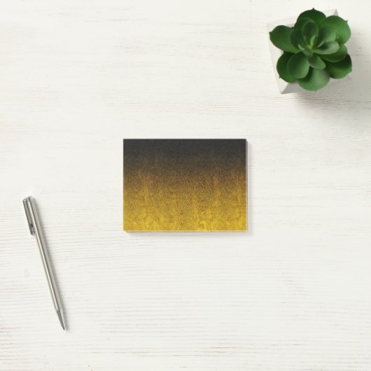 Falln Yellow & Black glitter gradiënt Post-it® Notes (Kantoor)