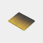 Falln Yellow & Black glitter gradiënt Post-it® Notes (Schuin)