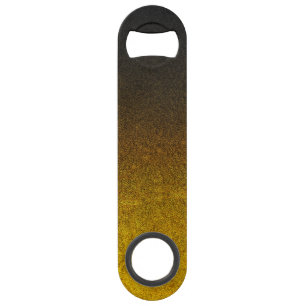Falln Yellow & Black glitter gradiënt Speed Flessenopener
