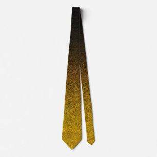 Falln Yellow & Black glitter gradiënt Stropdas