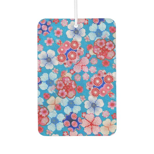 Fallon Blue Cascading Floral Chirimen Luchtverfrisser (Voorkant)