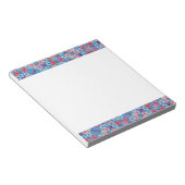 Fallon Blue Cascading Floral Chirimen Notitieblok (Schuin)