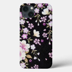 Fallon Cascading Pink Flowers iPhone 13 Hoesje