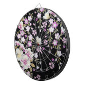 Fallon Cascading Pink Flowers Dartbord (Voorkant Rechts)