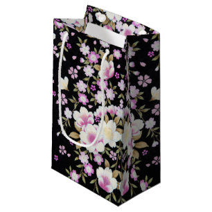 Fallon Cascading Pink Flowers Klein Cadeauzakje