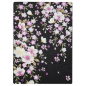Fallon Cascading Pink Flowers Klembord (Achterkant)