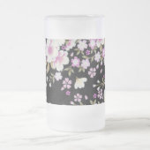 Fallon Cascading Pink Flowers Matglas Bierpul (Center)