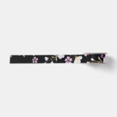 Fallon Cascading Pink Flowers Satijnen Lint (Voorkant)