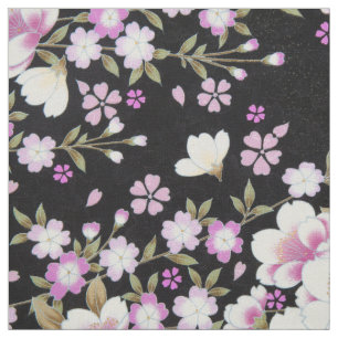 Fallon Cascading Pink Flowers Stof