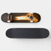 Fallon Fire Originele Kunst Persoonlijk Skateboard (Horizontaal)