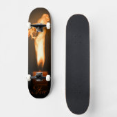 Fallon Fire Originele Kunst Persoonlijk Skateboard (Voorkant)