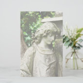 Fallon Garden Angel Briefpapier (Staand voorkant)