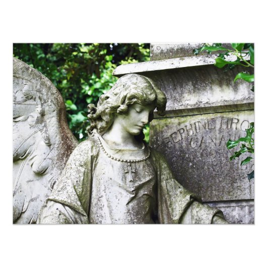 Fallon Garden Angel Foto Afdruk (Voorkant)