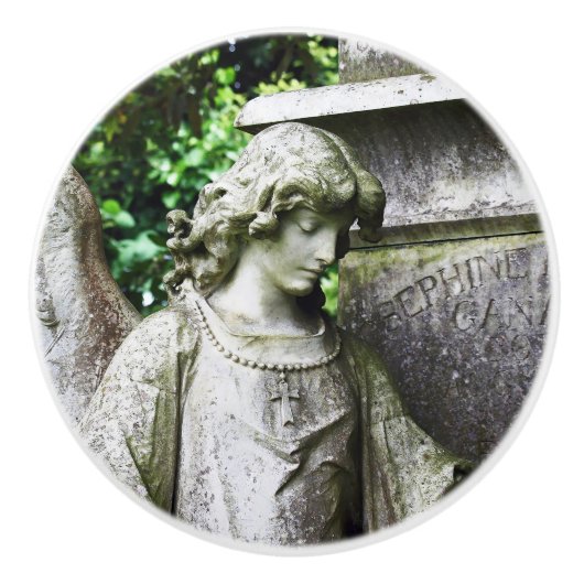 Fallon Garden Angel Keramische Knop (Voorkant)