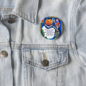 Fallon kijkt uit naar Halloween Time Ronde Button 5,7 Cm (In situ)