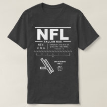 Fallon NAS Naval Air Station NFL T-Shirt