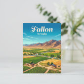 Fallon, Nevada Briefkaart (Staand voorkant)
