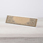 Fallon Old Knotwork-papier Bureau Naambordje (Voorkant)