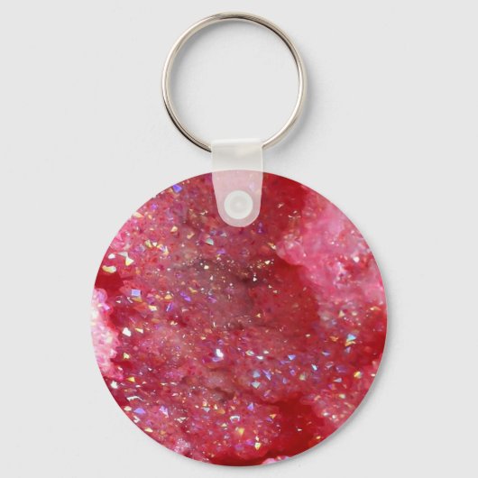 Fallon Roze Faerie Kristallen Sleutelhanger (Voorkant)