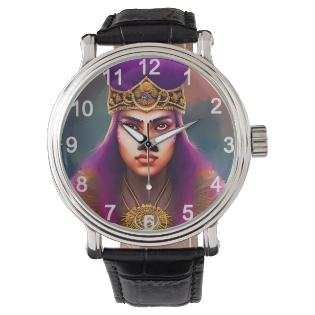 Fallon The Fierce Freedom Warrior, Wrist Watch Horloge (Voorkant)
