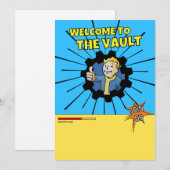 Fallout-feestuitnodigingssjabloon Kaart (Voorkant / Achterkant)