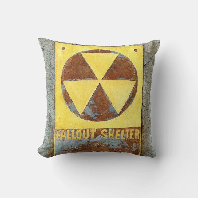 Fallout Shelter Pillow #4 Kussen (Voorkant)