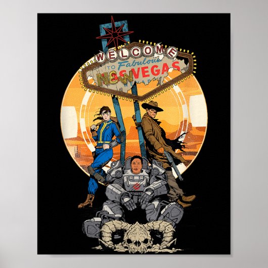 Fallout - Welcome To Fabulous New Vegas Poster (Voorkant)