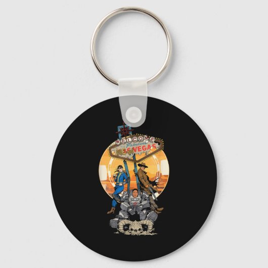 Fallout - Welcome To Fabulous New Vegas Sleutelhanger (Voorkant)