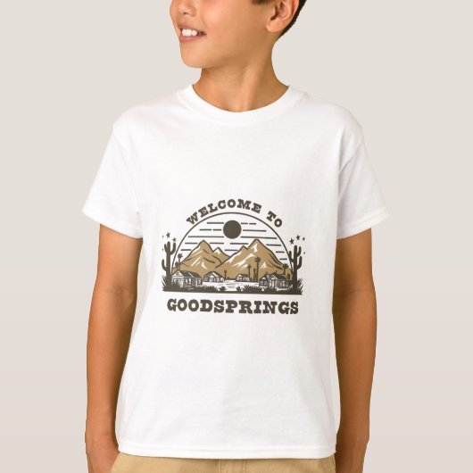 Fallout Welcome To Goodsprings New Vegas T-shirt (Voorkant)