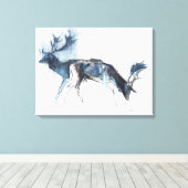 Fallow Bucks Richmond 2006 Canvas Afdruk (Insitu (Houten vloer))