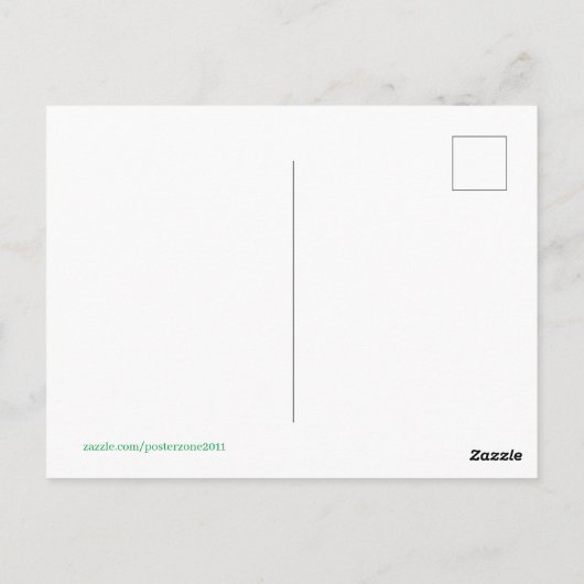 Fallow Deer Briefkaart (Achterkant)